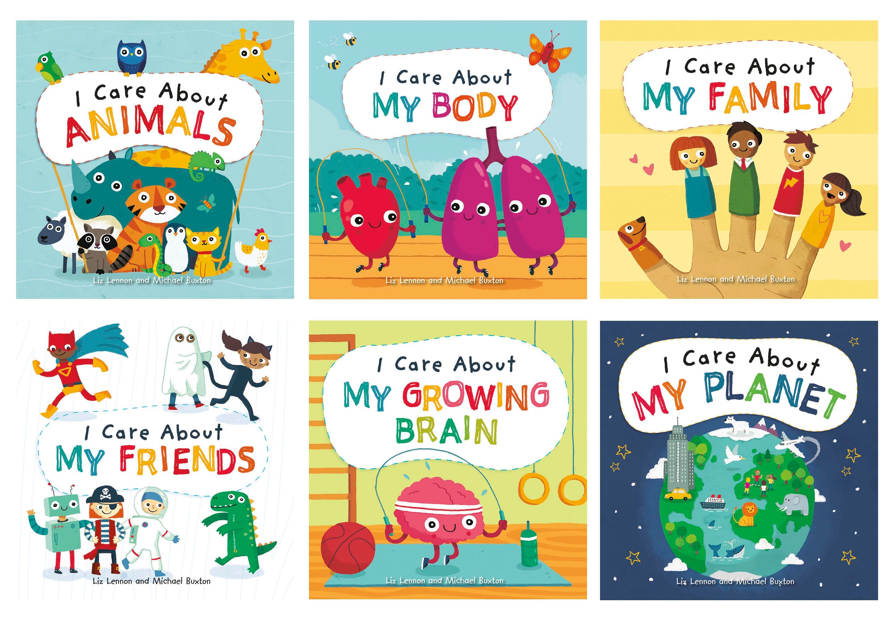 BOOKS I CARE ABOUT SET OF 6