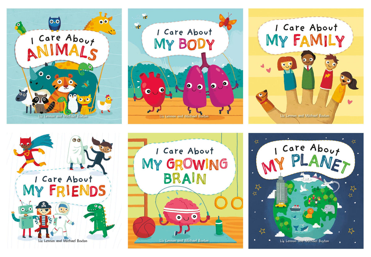 BOOKS I CARE ABOUT SET OF 6