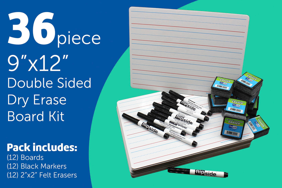 2023 KS DRY ERASE BOARD TWO SIDED RULED PLAIN CLA