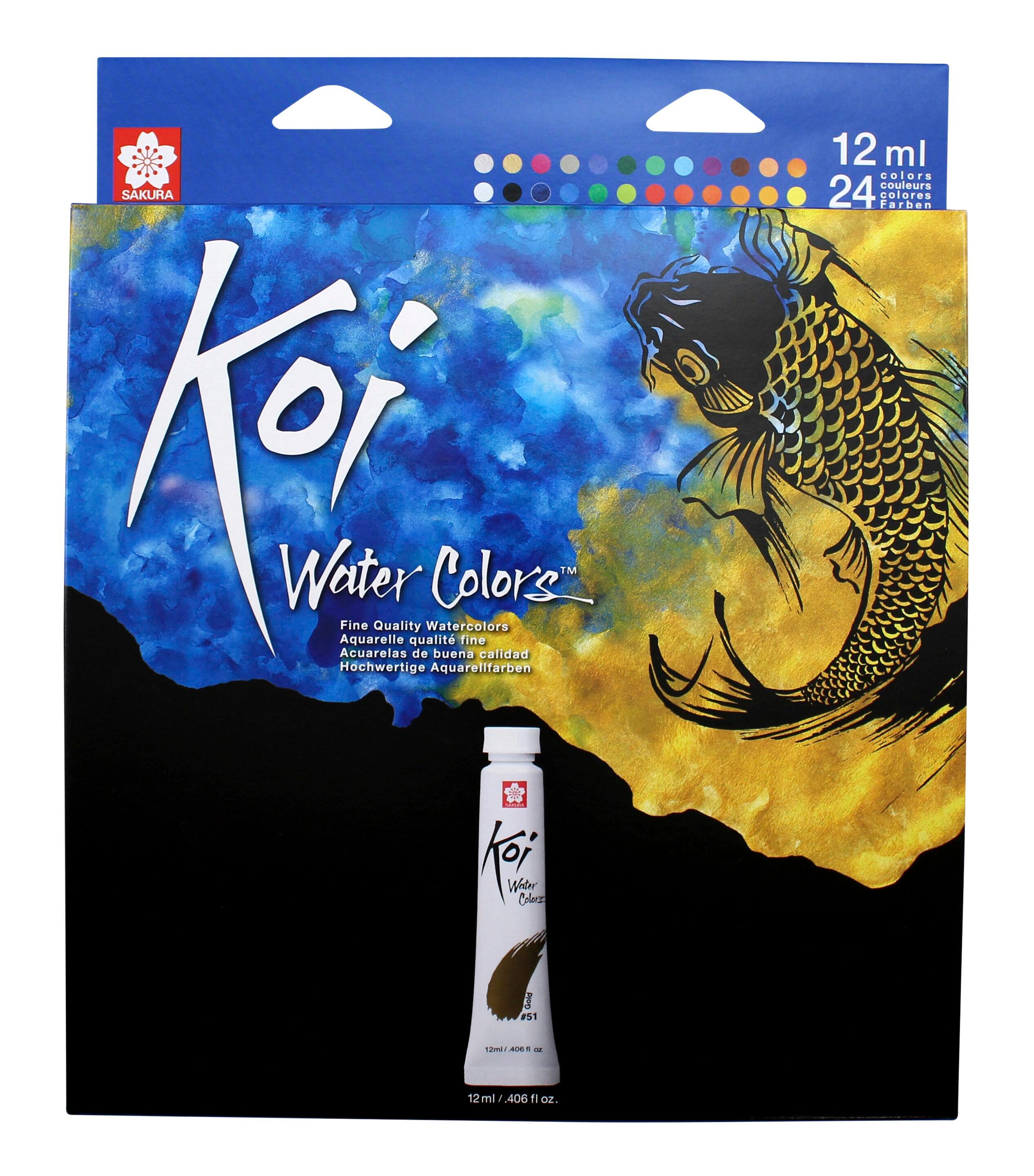 PAINT WATERCOLOR TUBES KOI SET OF 24