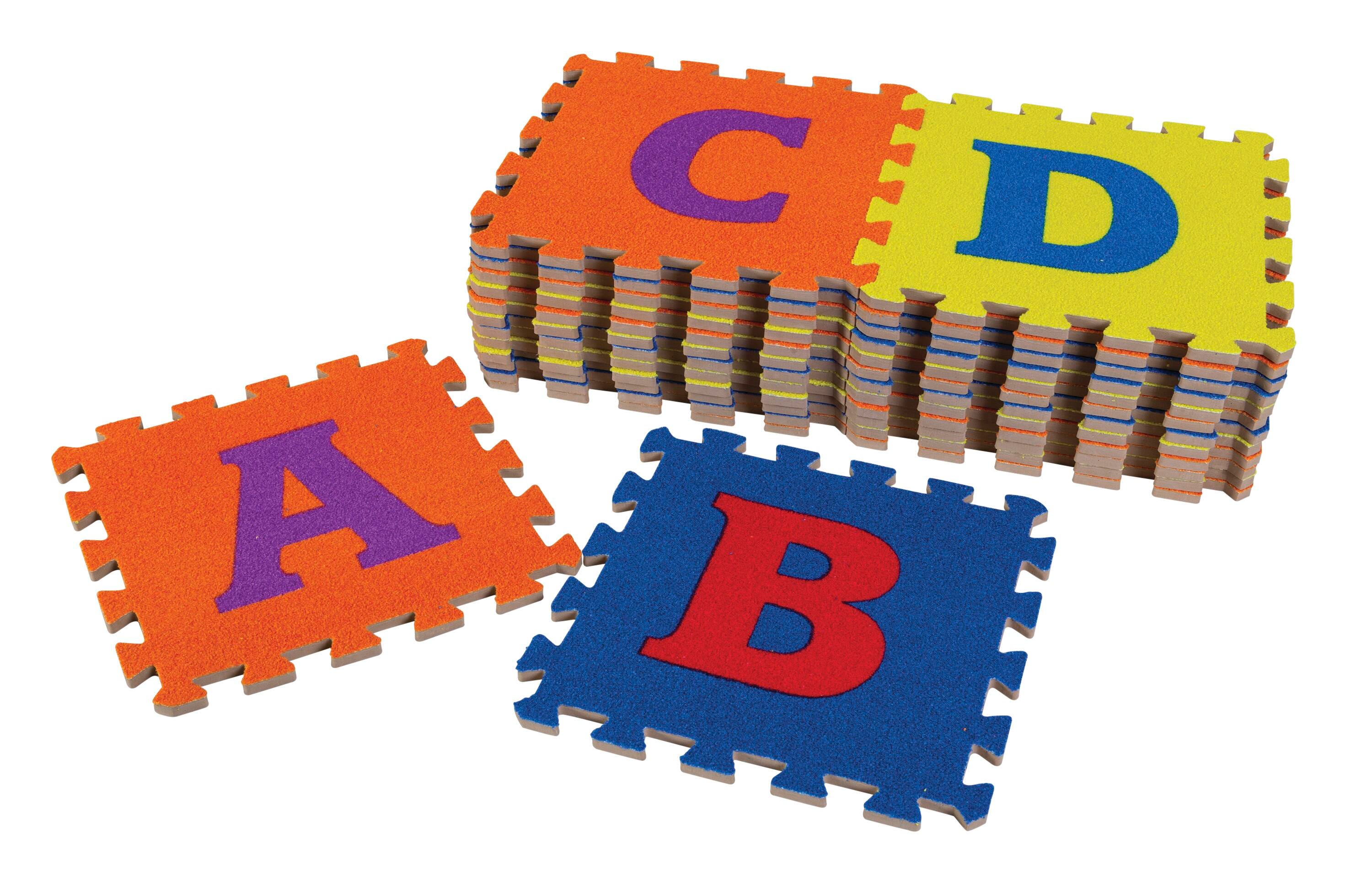 CARPETED FOAM TILES - ALPHABET