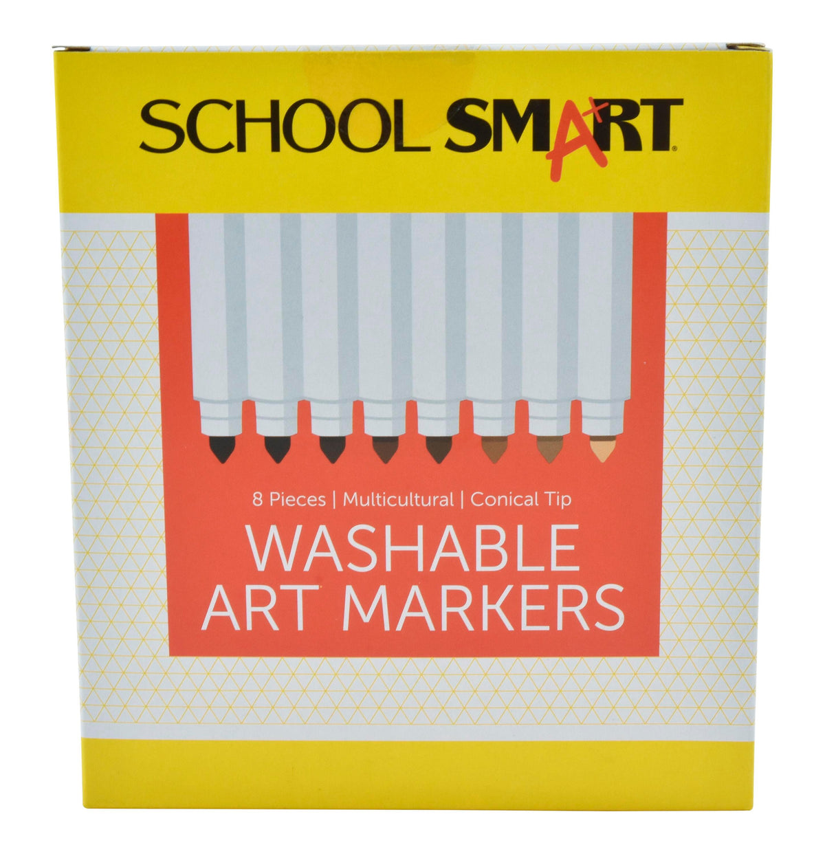 MARKERS WASH SCHOOL SMART ASST MULTICULTURAL SET OF 8