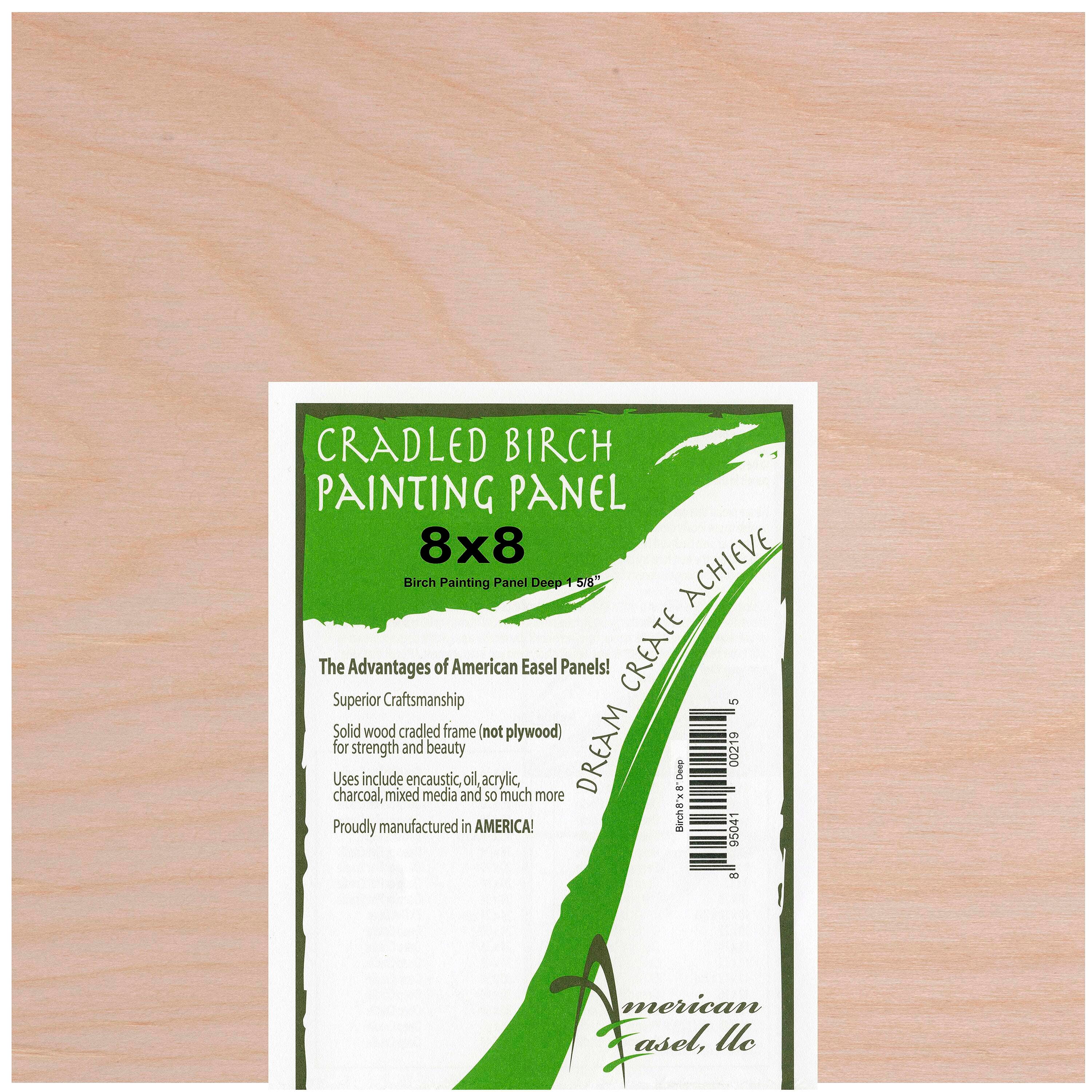 PANEL PAINTING BIRCH 8X8