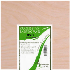 PANEL PAINTING BIRCH 8X8