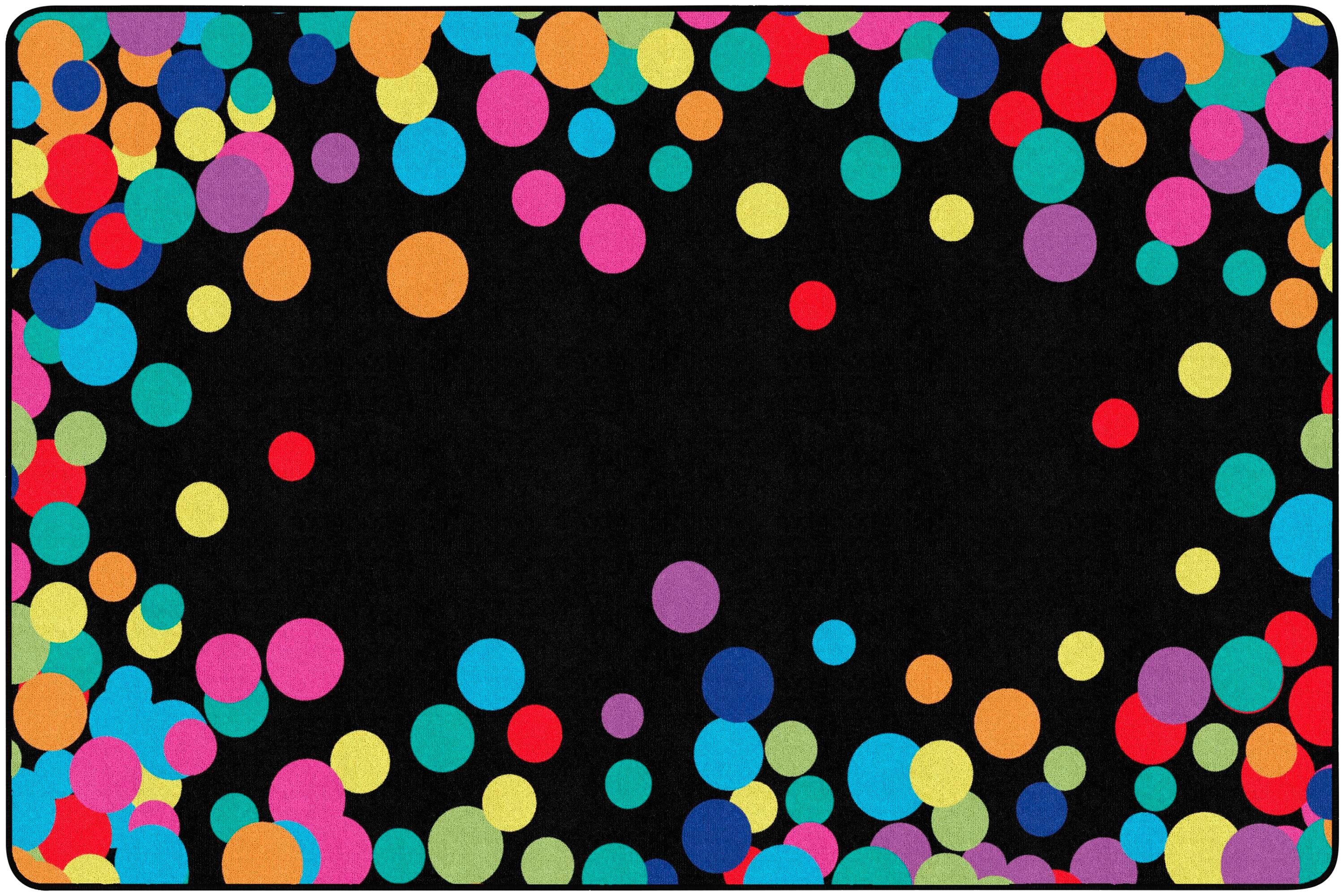 CHILDCRAFT - CARPETS - ABC FURNISHINGS COLORFUL CONFETTI - RECTANGLE - 8 FT X 12 FT