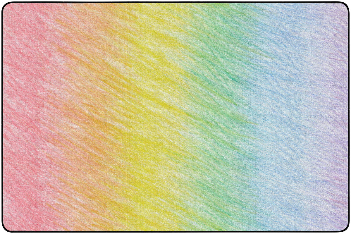 CHILDCRAFT - CARPETS - ABC FURNISHINGS OMBRE STRIPE - RECTANGLE - 6 FT X 9 FT