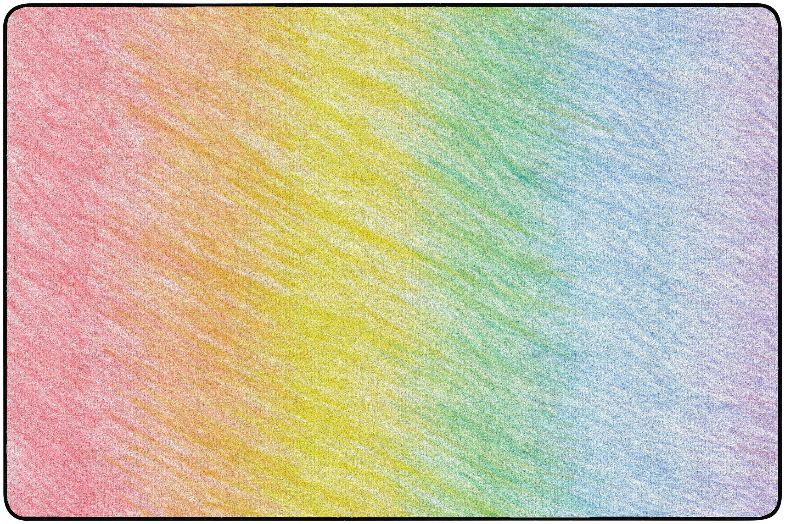 CHILDCRAFT - CARPETS - ABC FURNISHINGS OMBRE STRIPE - RECTANGLE - 8 FT X 12 FT