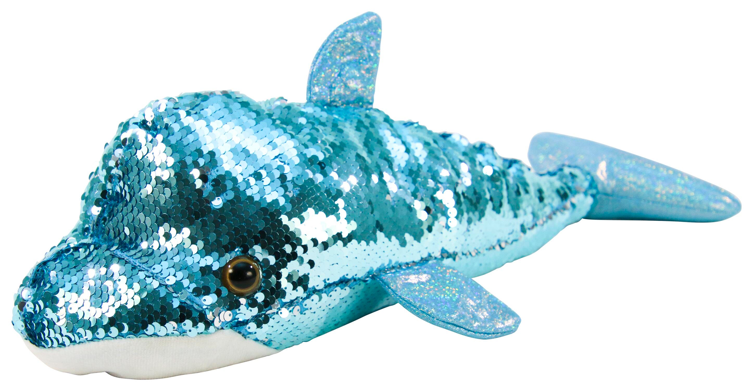 ABILITATIONS SEQUIN WEIGHTED DOLPHIN - 3 LBS