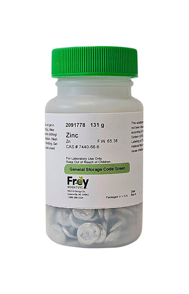 CHEM ZINC METAL SOLID 131G