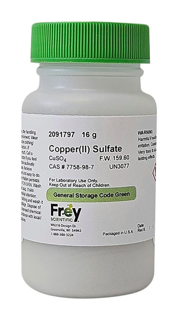 CHEM COPPER II SULFATE LG 16G