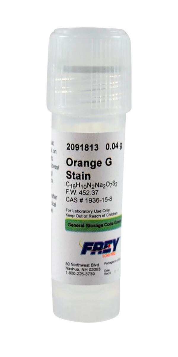 CHEM STAIN ORANGE G STAIN LG .04G
