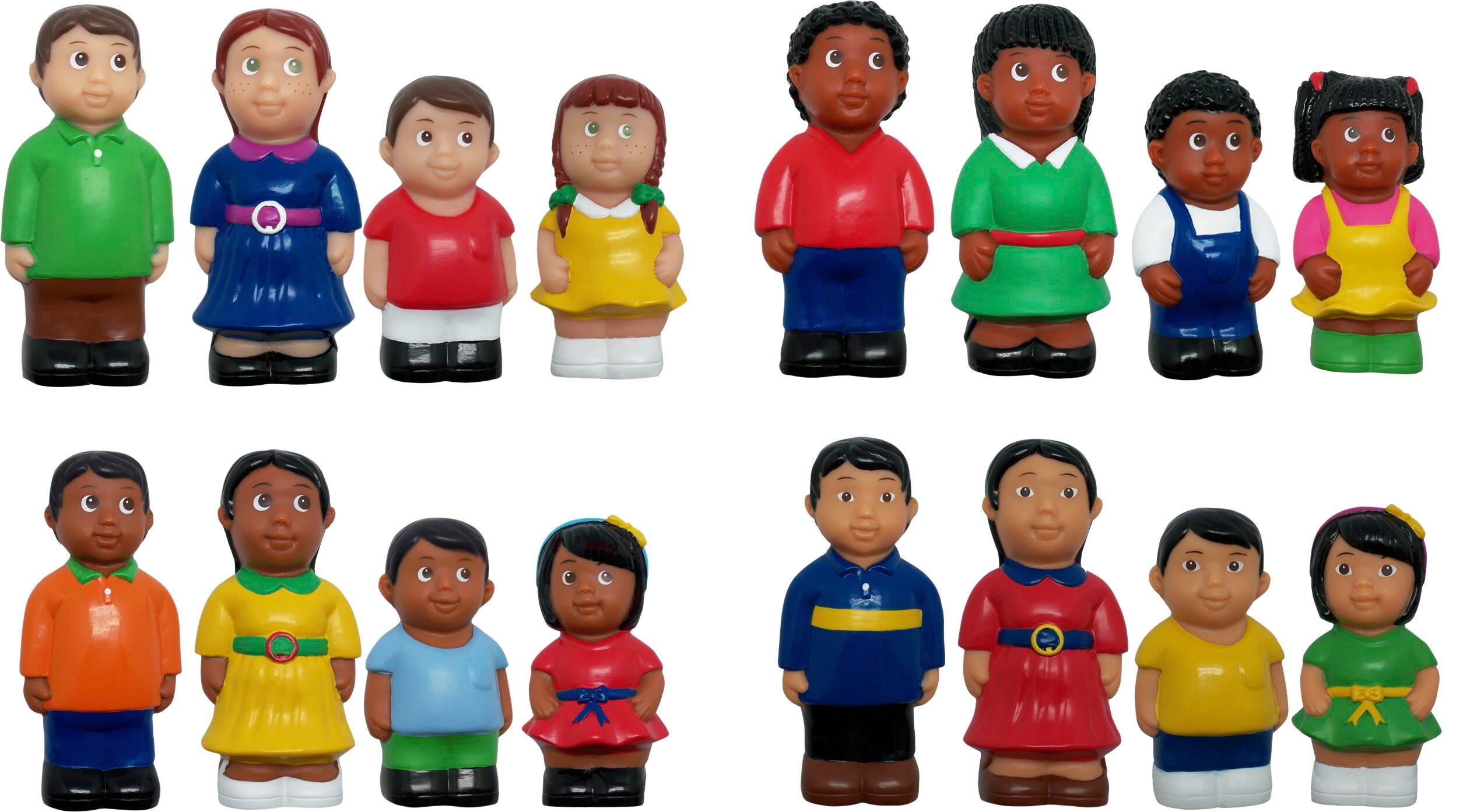 MULTICULTURAL FAMLY SET OF 16