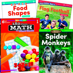 LEARN AT HOME - EXPLORE MATH BUNDLE GRADE 1 - 4-BOOK SET