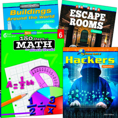 LEARN AT HOME - EXPLORE MATH BUNDLE GRADE 6 - 4-BOOK SET