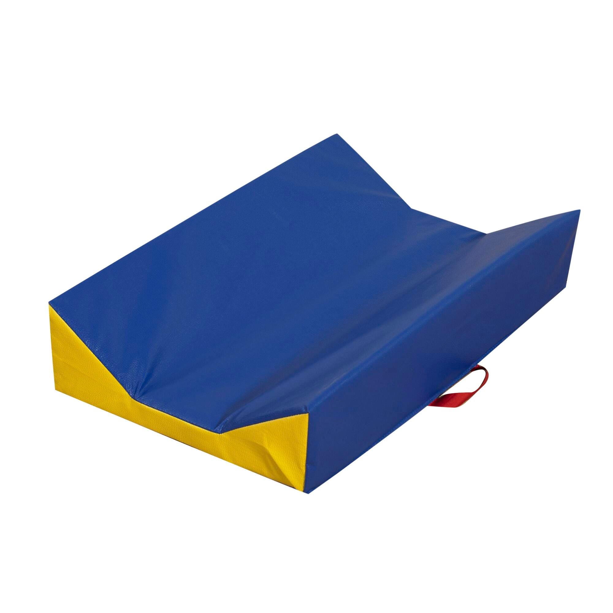 CHANGING PAD PRIMARY BLUE/YELLOW- 29 X 18 X 6 INCHES
