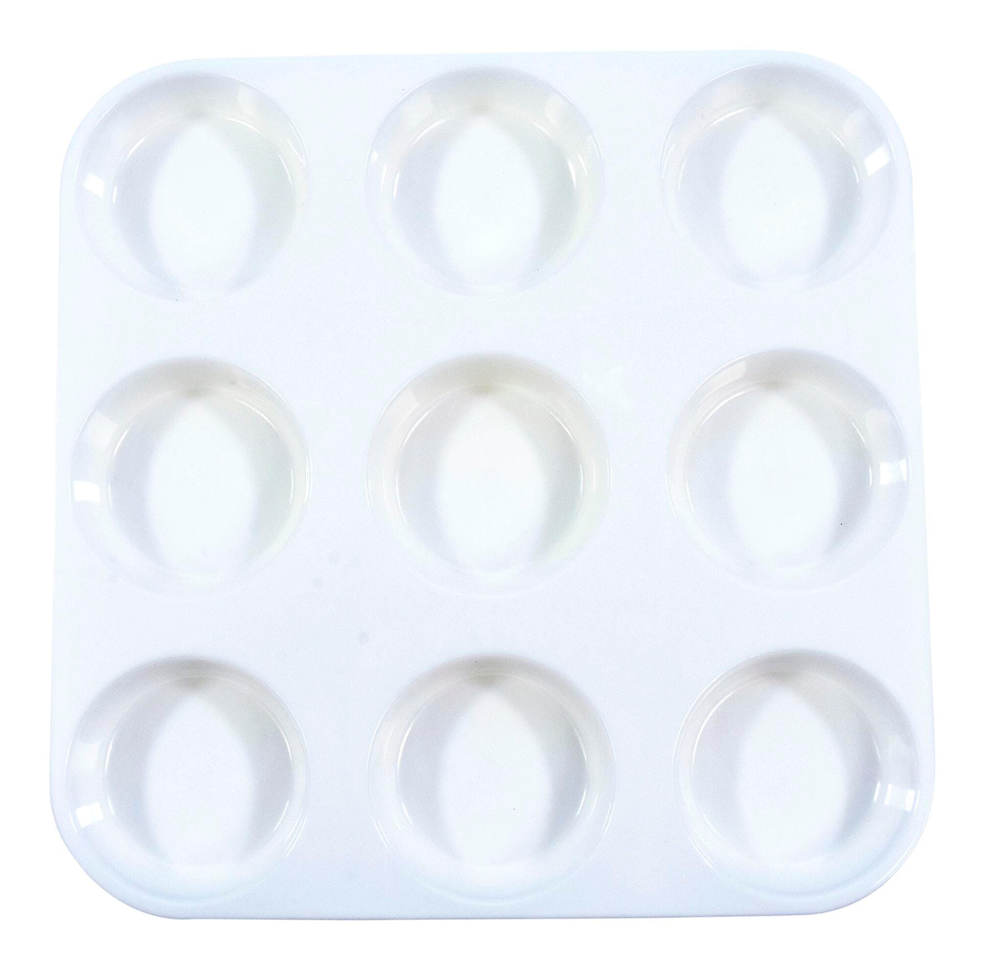 PAINT TRAY SCHOOL SMART 9 WELLS SET OF 6