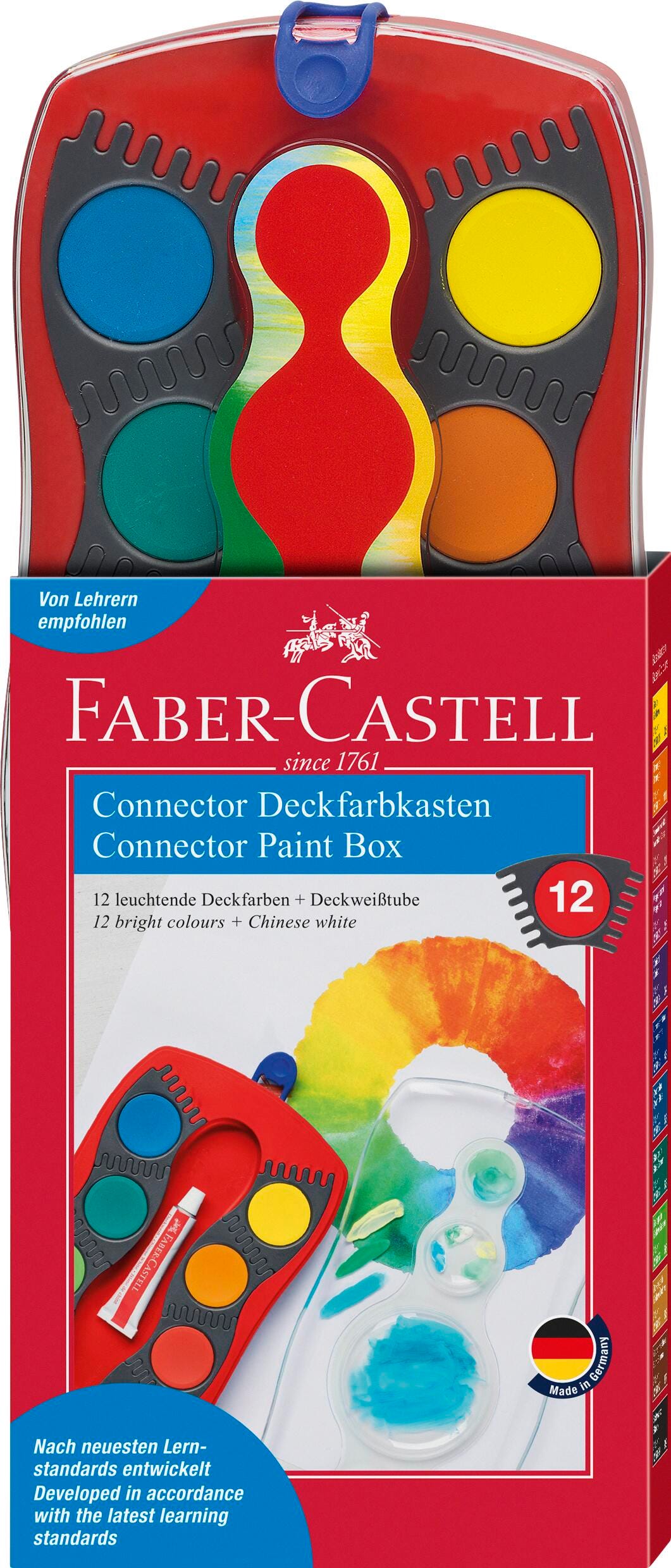 PAINT WATERCOLOR FABER CASTELL CONNECTOR 12-COLOR