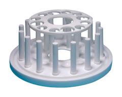 UNITED SCIENTIFIC PLASTIC TEST TUBE RACK ROUND 12-TUBE
