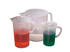 UNITED SCIENTIFIC BEAKERS WITH HANDLE TALL FORM PP 250ML