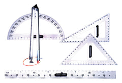 UNITED SCIENTIFIC CHALKBOARD DRAWING INSTRUMENTS SET