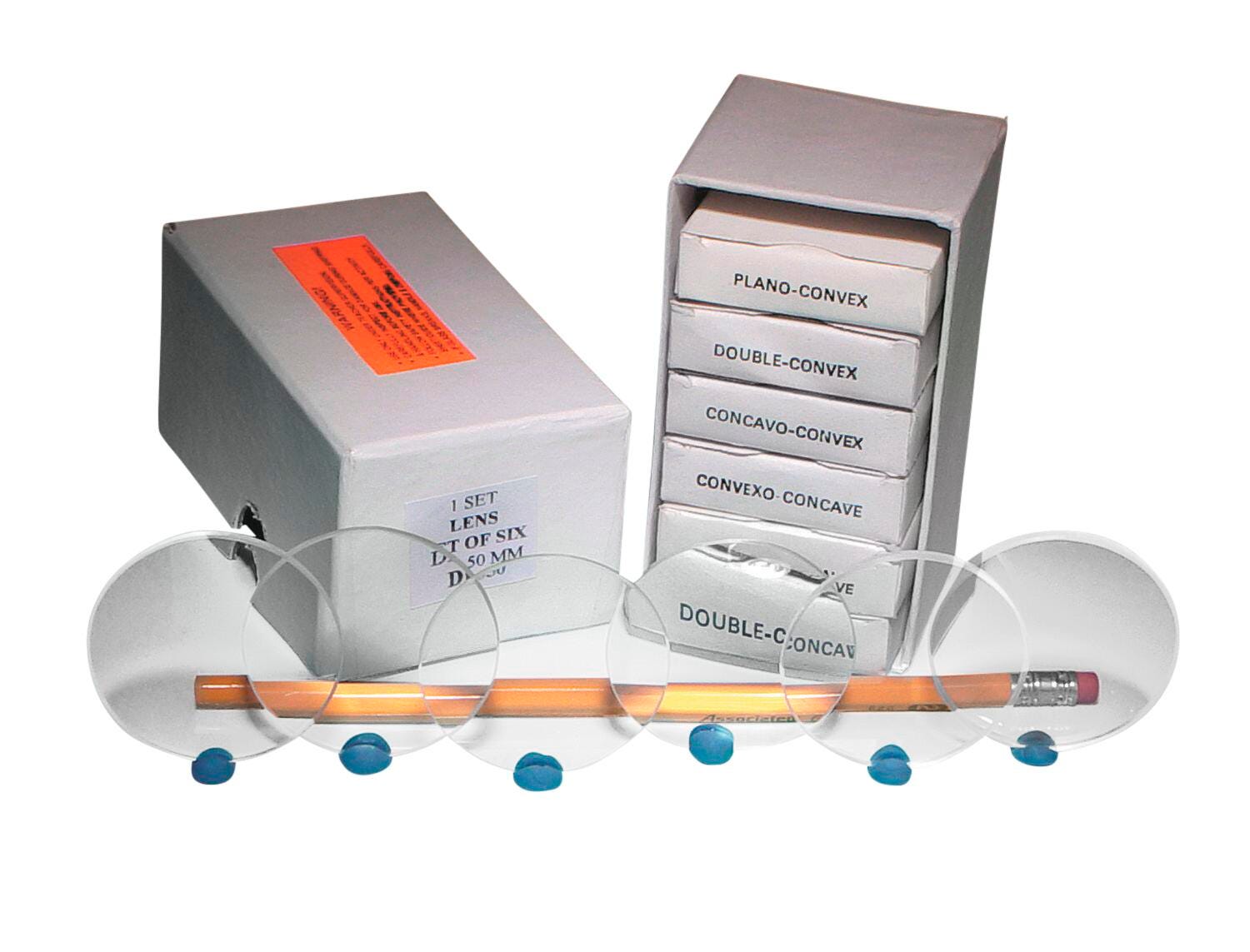 UNITED SCIENTIFIC 75 MM DEMONSTRATION LENS SET GLASS