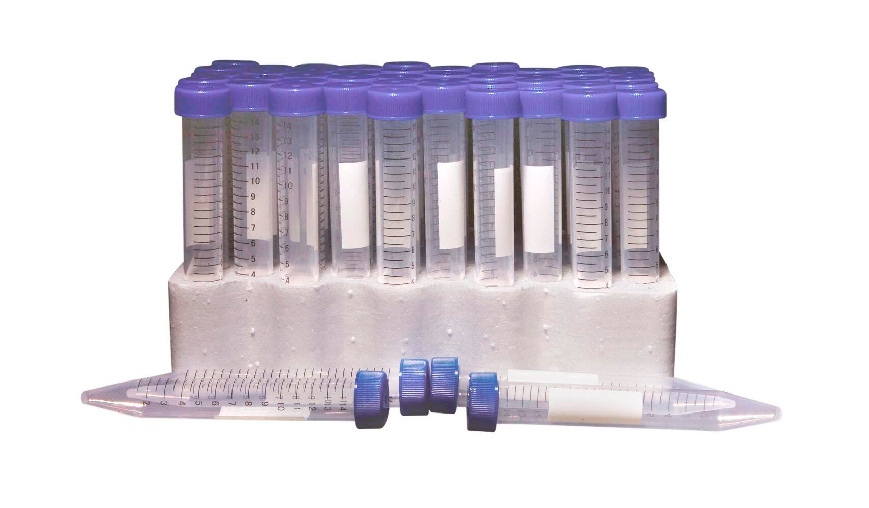 UNITED SCIENTIFIC CENTRIFUGE TUBE CONICAL BOTTOM PP/HDPE 15 ML STERILE CASE