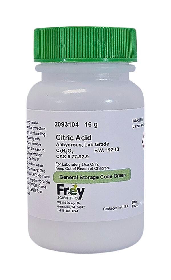 CHEM CITRIC ACID ANHYDROUS LG 16G