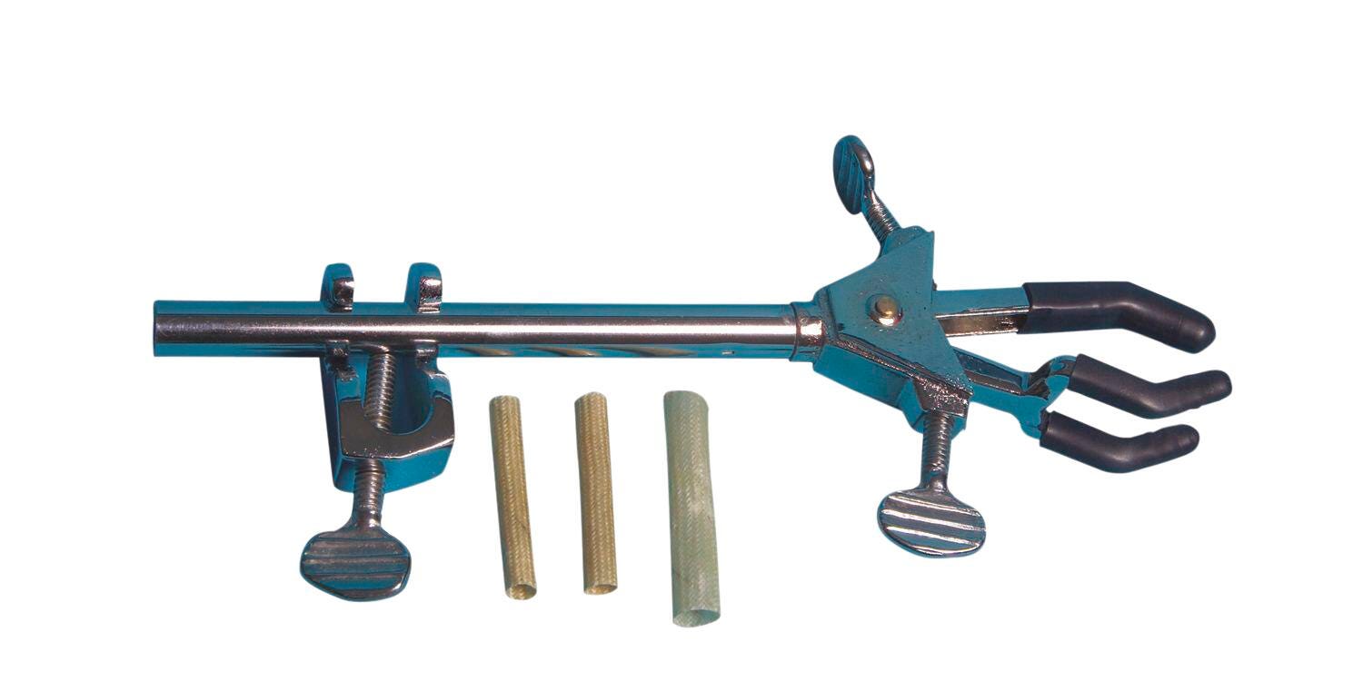 UNITED SCIENTIFIC 3-PRONG UNIVERSAL CLAMP WITH HOLDER