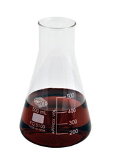 UNITED SCIENTIFIC ERLENMEYER FLASK WIDE MOUTH BOROSILICATE GLASS 250ML