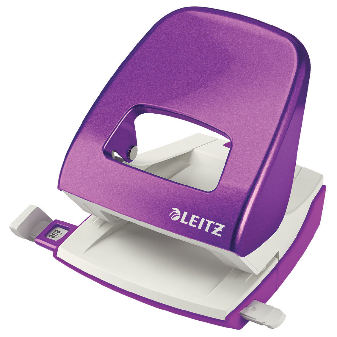 Leitz Wow Metal Hole Punch Purple