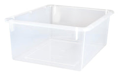 WHITNEY BROTHERS CLEAR PLASTIC TRAY - 10-1/2 X 13 X 5 INCHES