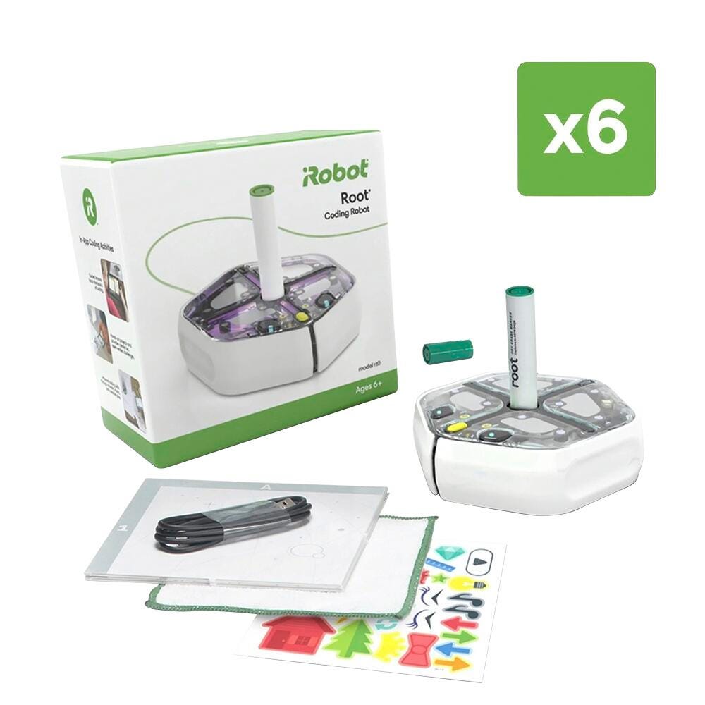 ROBOTS - IROBOT ROOT LITE - CLASSROOM PK OF 6