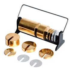 UNITED SCIENTIFIC DELUXE SLOTTED WEIGHT SET OF 12 WITH RACK