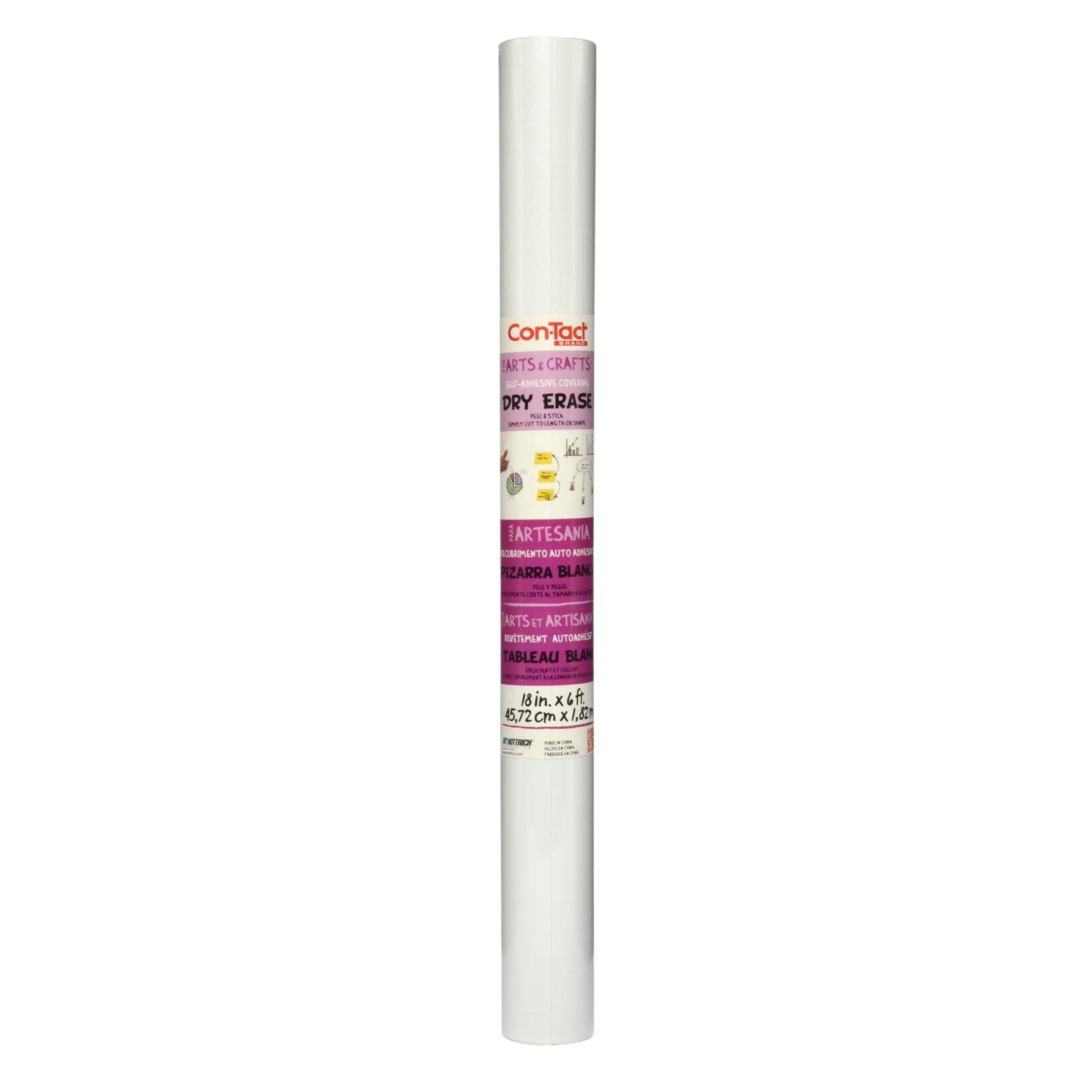 PAPER CON-TACT DRY ERASE ADHESIVE 18INX6FT ROLL