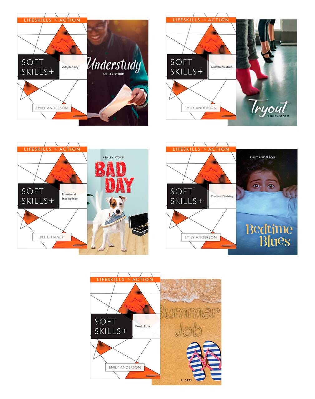 BOOKS HI LO LIFESKILLS IN ACTION SOFT SKILLS SAMPLE SET 1 EACH OF 5 TITLES