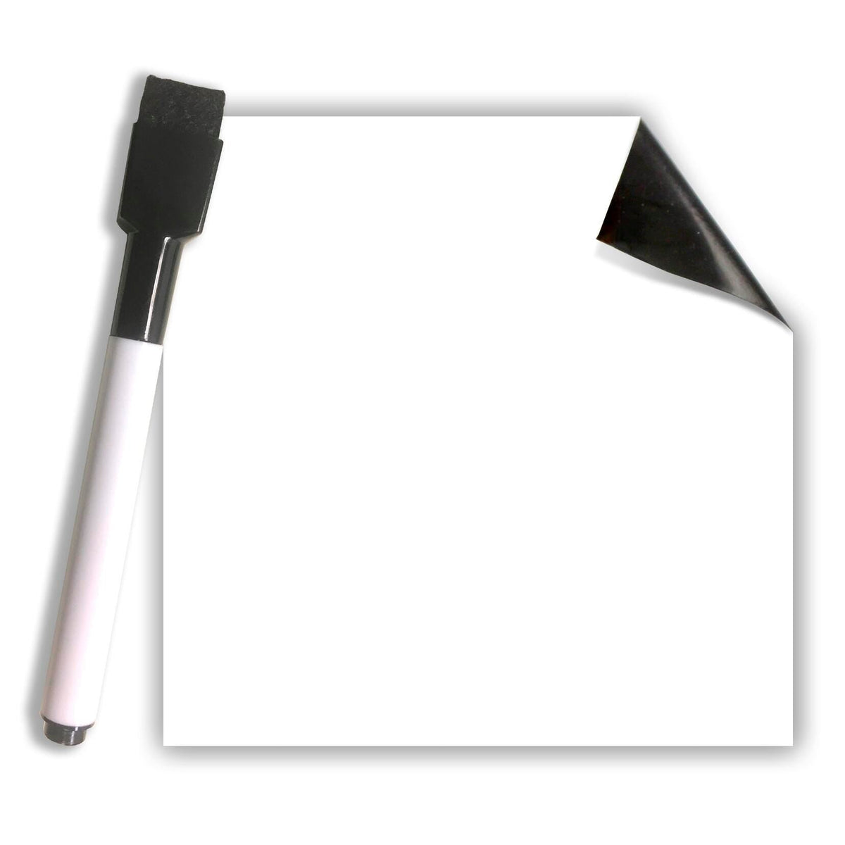 DRY ERASE STICKABLES 4 X 4 WHITE W/MARKER 2 PACKS OF 12 SHEETS