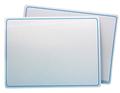 DRY ERASE MAT TWO SIDED PLAIN/PLAIN WHITE PACK OF 48