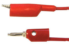 UNITED SCIENTIFIC BANANA/ALLIGATOR CORDS 24 INCHES LONG PACK OF 6