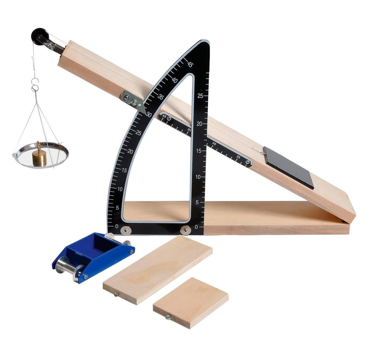 UNITED SCIENTIFIC FRICTION ON AN INCLINED PLANE SET