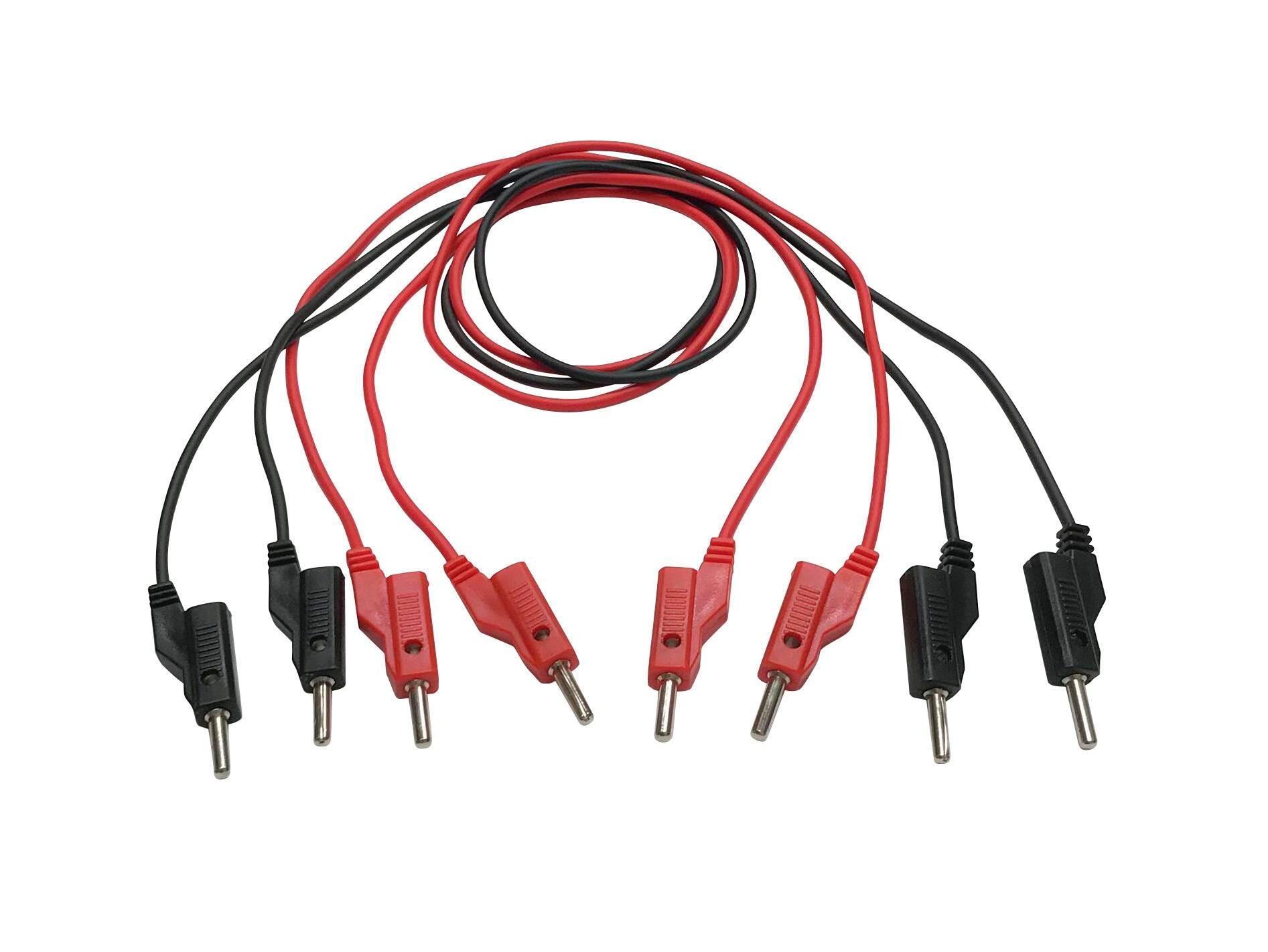 UNITED SCIENTIFIC BANANA PLUG CORDS 24 INCHES PACK OF 6