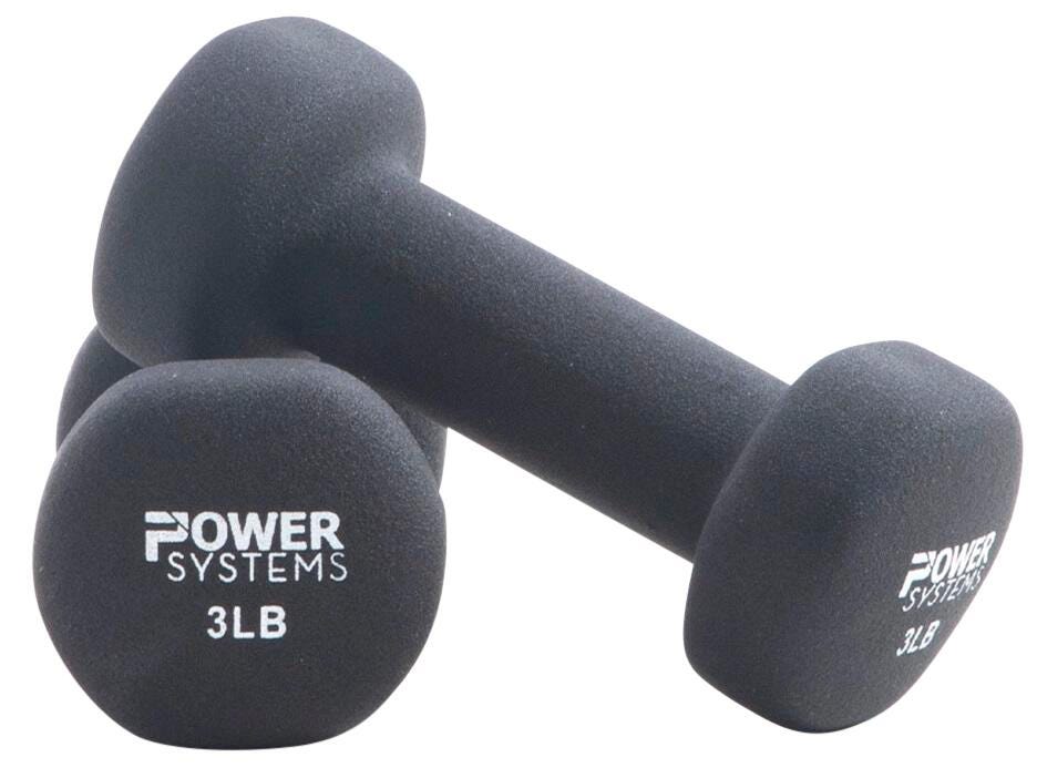 NEOPRENE COATED DUMBBELLS 3 LBS