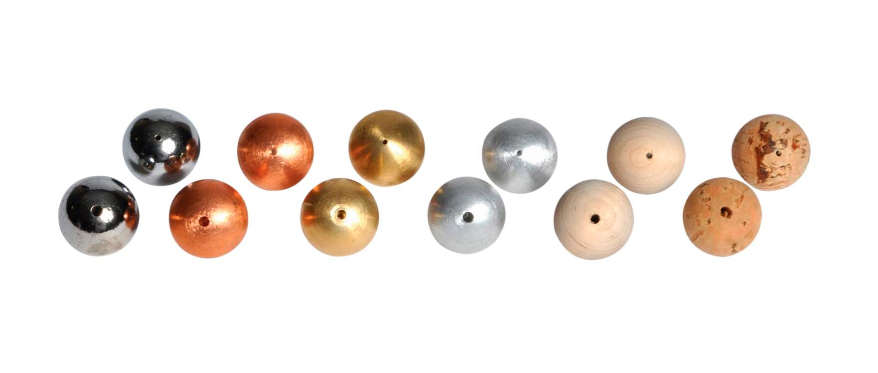 UNITED SCIENTIFIC DRILLED BALL SET SET OF 12