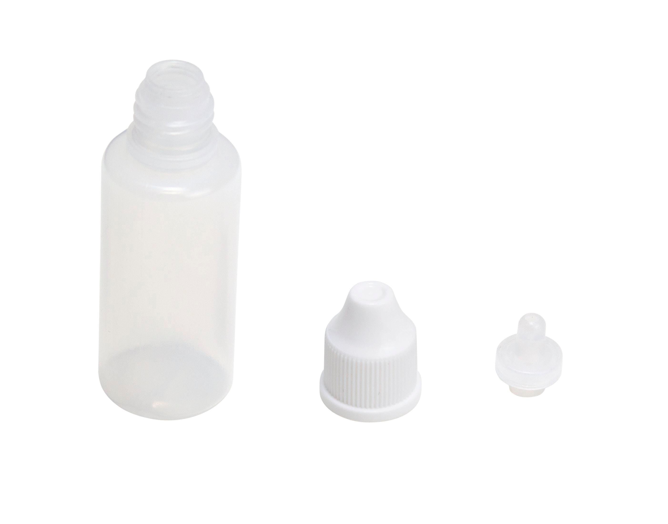 UNITED SCIENTIFIC DROPPER BOTTLE UNASSEMBLED LDPE 15ML