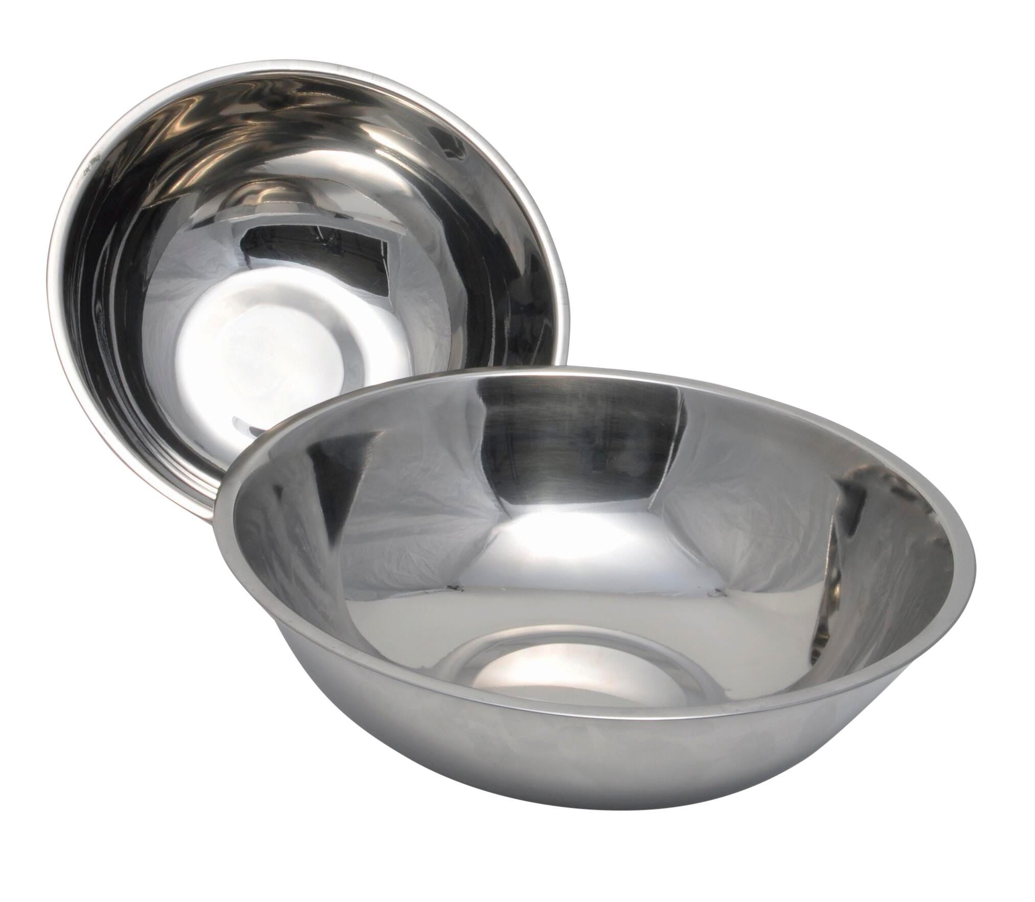 UNITED SCIENTIFIC MIXING BOWLS STAINLESS STEEL 3 QT