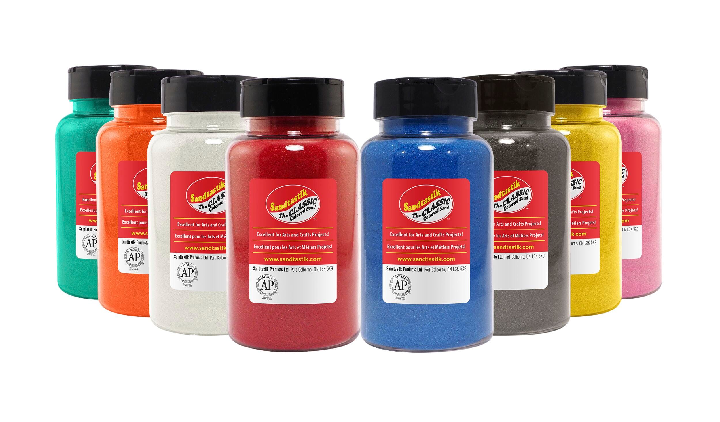 SAND COLORED 22 OZ ASSORTED COLORS SET OF 8