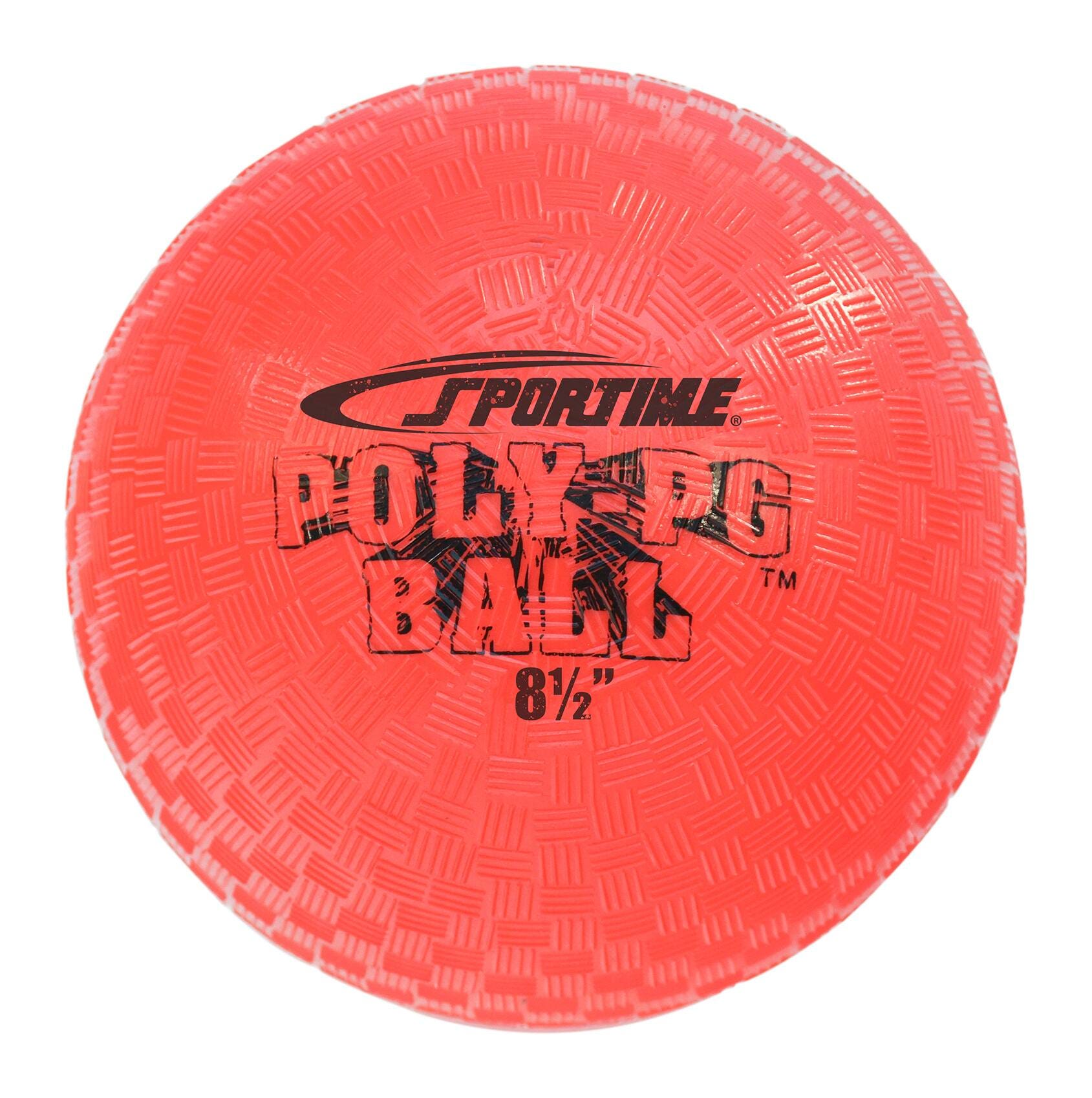SPORTIME BALL POLY PG 8.5 INCH - RED