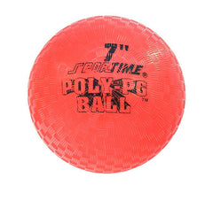 SPORTIME BALL POLY PG 7 INCH - RED