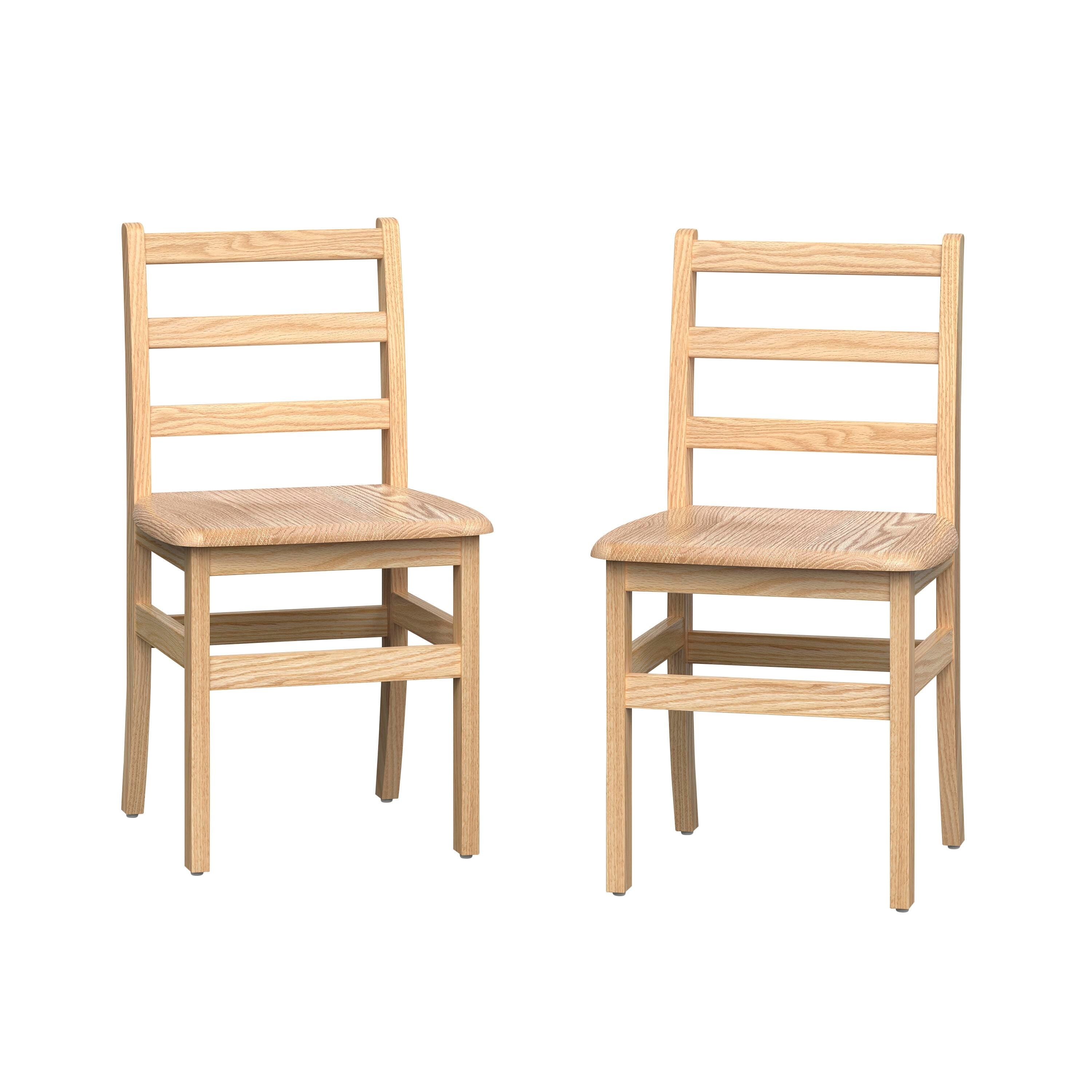 FOUNDATIONS LITTLE SCHOLARS LADDERBACK CHAIR - 16 INCHES - SET OF 2