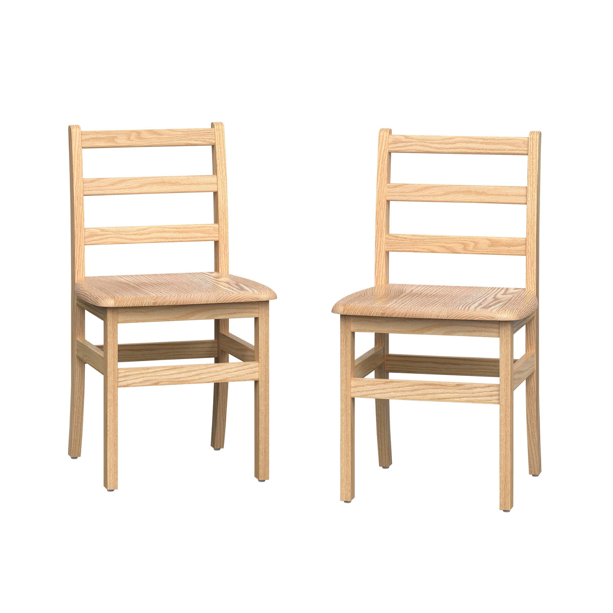 FOUNDATIONS LITTLE SCHOLARS LADDERBACK CHAIR - 16 INCHES - SET OF 2