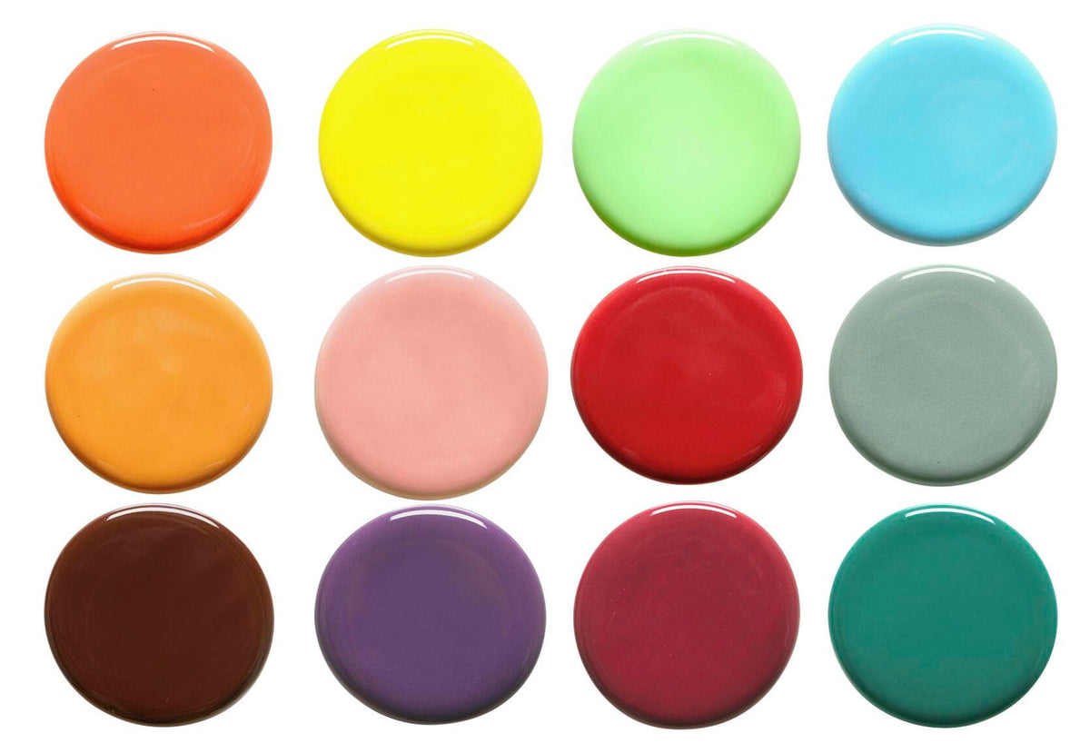 GLAZE AMACO TEACHERS PALETTE CLASS PACK NO 3 PINT SET OF 12